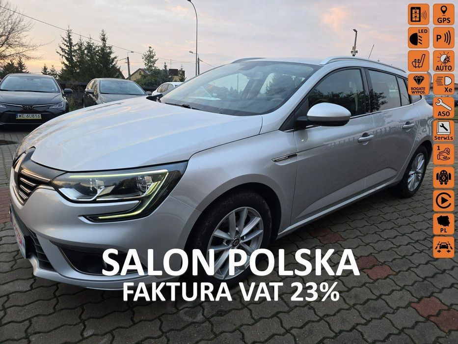 Renault Megane 20 Salon Polska 1Właściciel Intens SUPER STAN Gwarancja 8,7cal Ekran