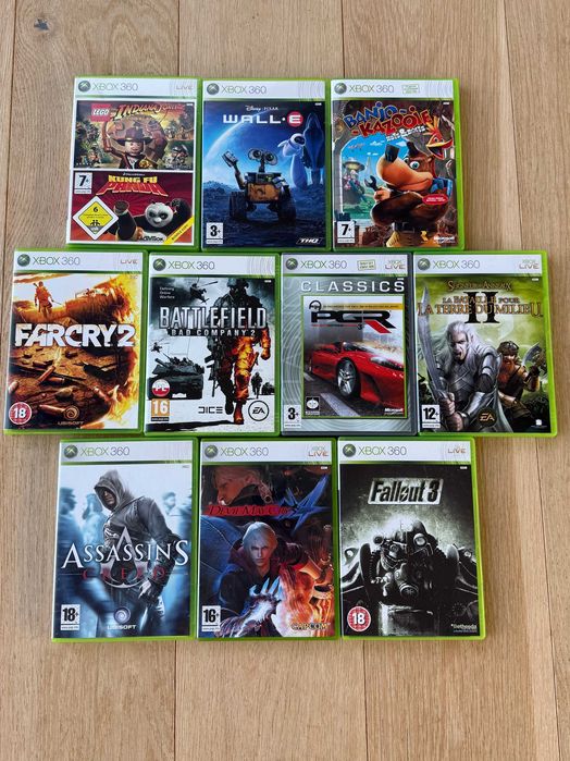 Gry XBox 360, na sztuki