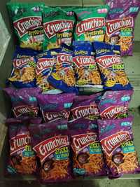 Crunchips Sticks i Frytstyle 17 opakowań chipsy Lorenz