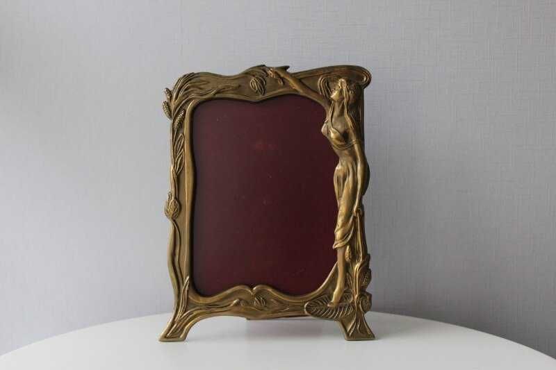 Рама, фоторамка, бронза, велика, 25х20, Німеччина