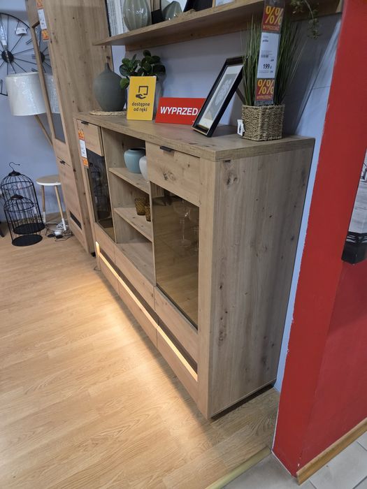 Komoda, witryna, 2x półka