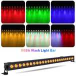 Listwa Belka LED BAR 24x3W RGBA Amber bursztyn Strobo DMX Pilot