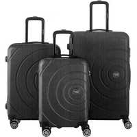 Zestaw 3 walizek ABS Travel World Ciemny grafit 75/65/55 cm