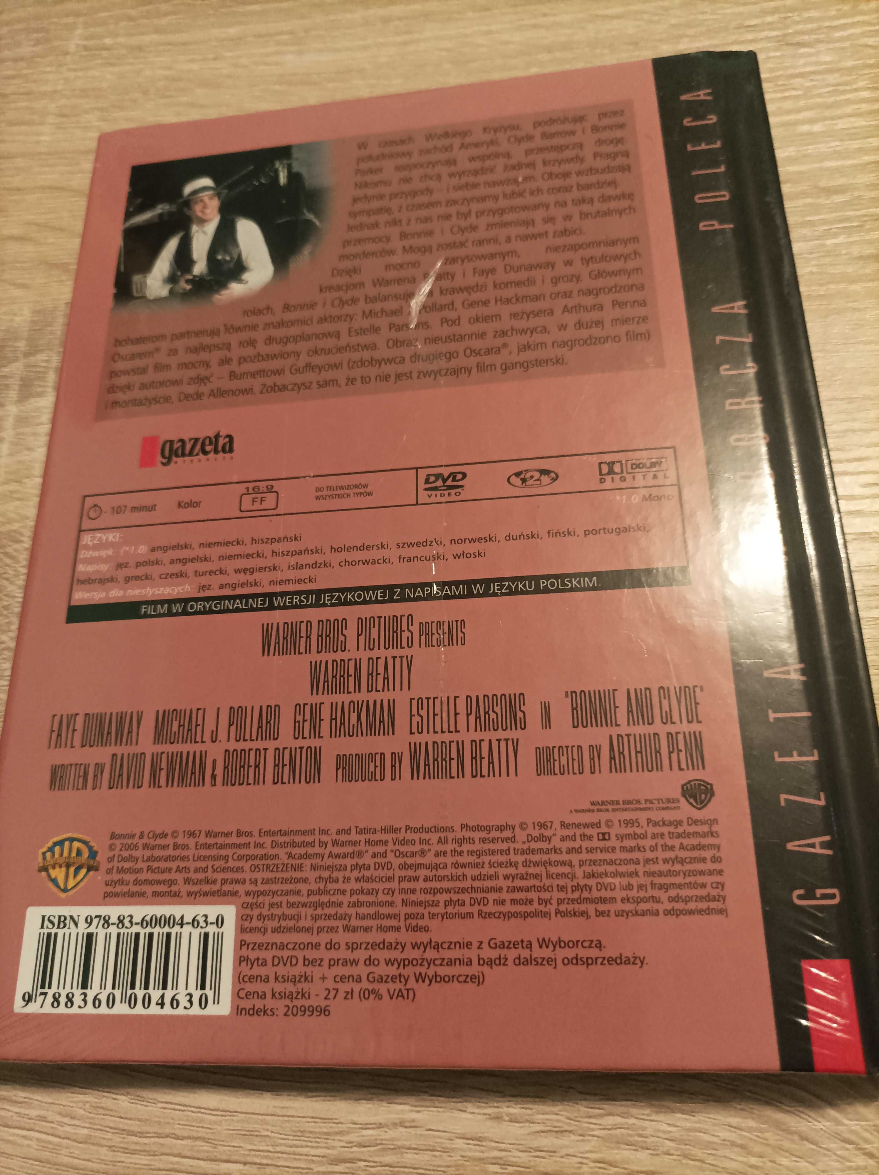 Film DVD Bonnie i Clyde