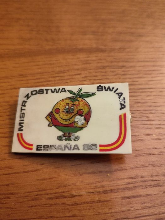 Przypinka mistrzostwa świata Espana 82