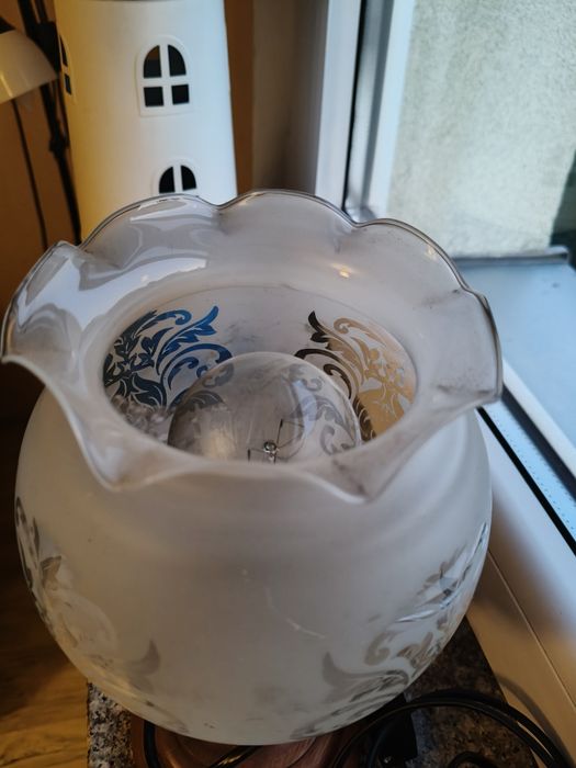 lampa stołowa w klasycznym stylu wysokość 27 cm