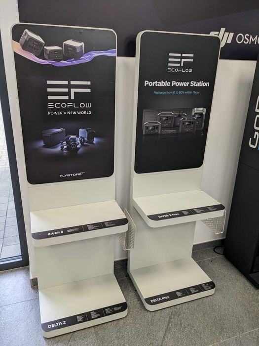 Ekspozytor, półka, stand, wystawka magnetyczna, display, demo, regał