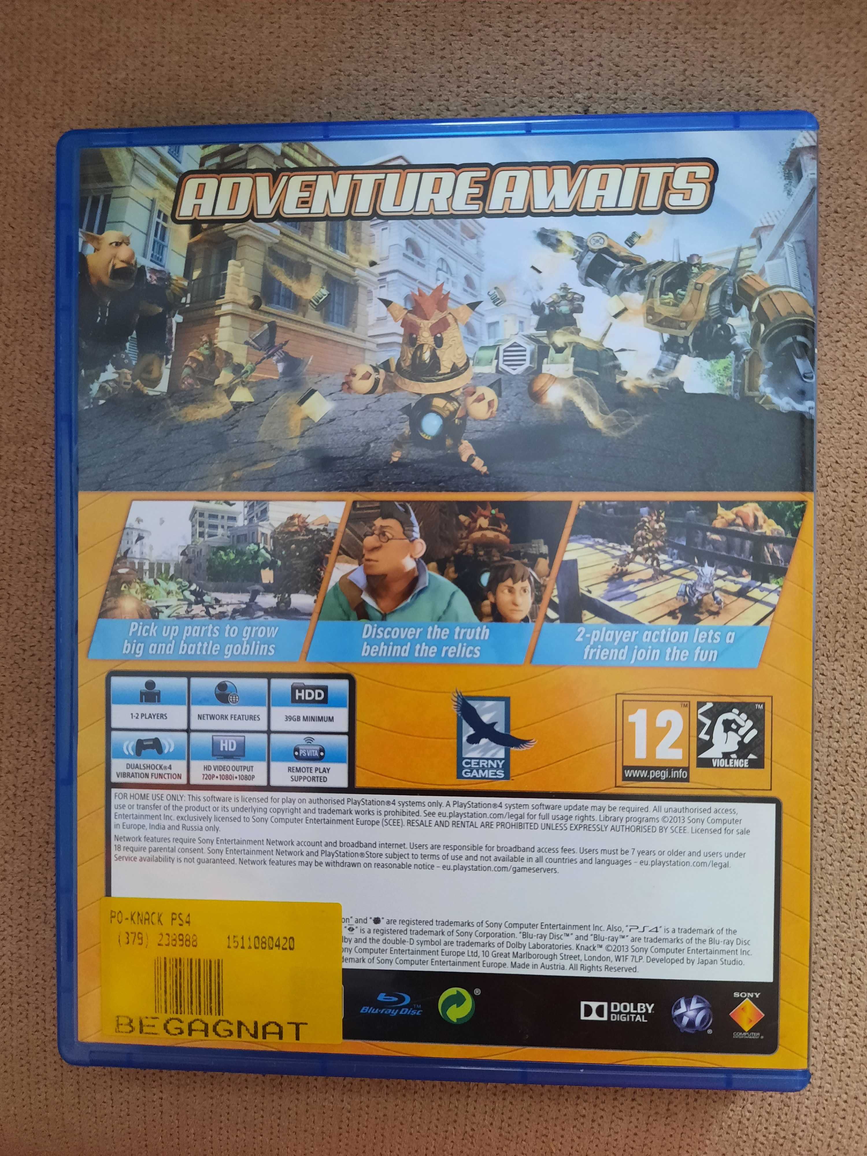 Knack PS4 (stan 6/6)