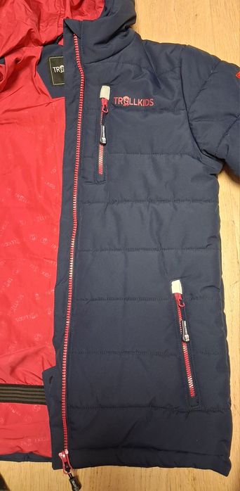 Kurtka Trollkids narciarska, zimowa dla dziewczynki, rozmiar 152