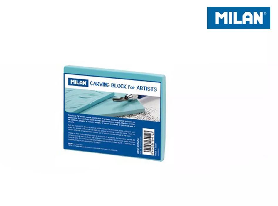 Blok do linorytu Milan for artists mały 9 x 7 cm. Milan. Nowy Produkt