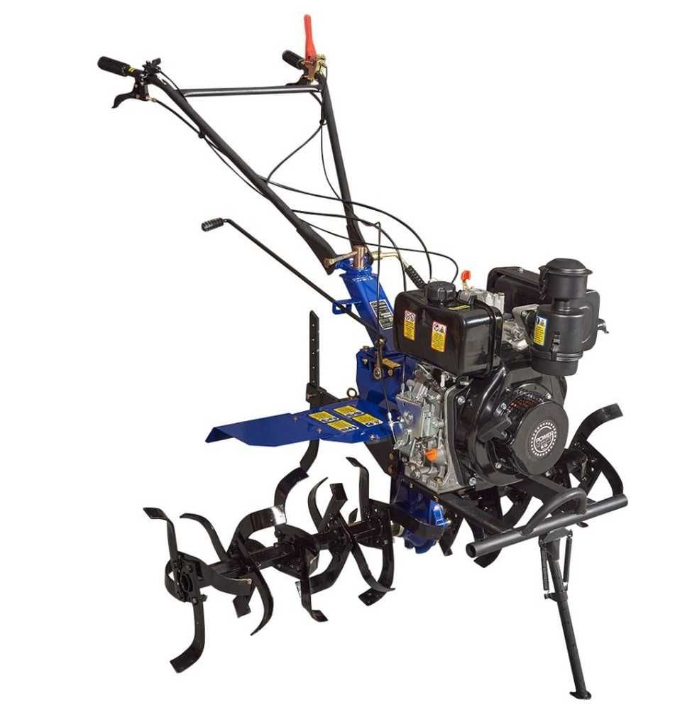 МОТОБЛОК ДИЗЕЛЬНИЙ 6 К.С. POWERCRAFT мб 2060 д (колеса 4-10)