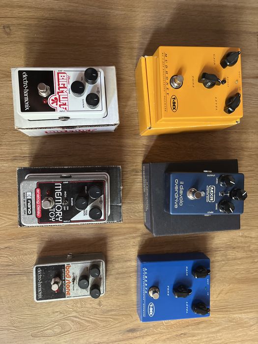 Pedais de efeitos para guitarra