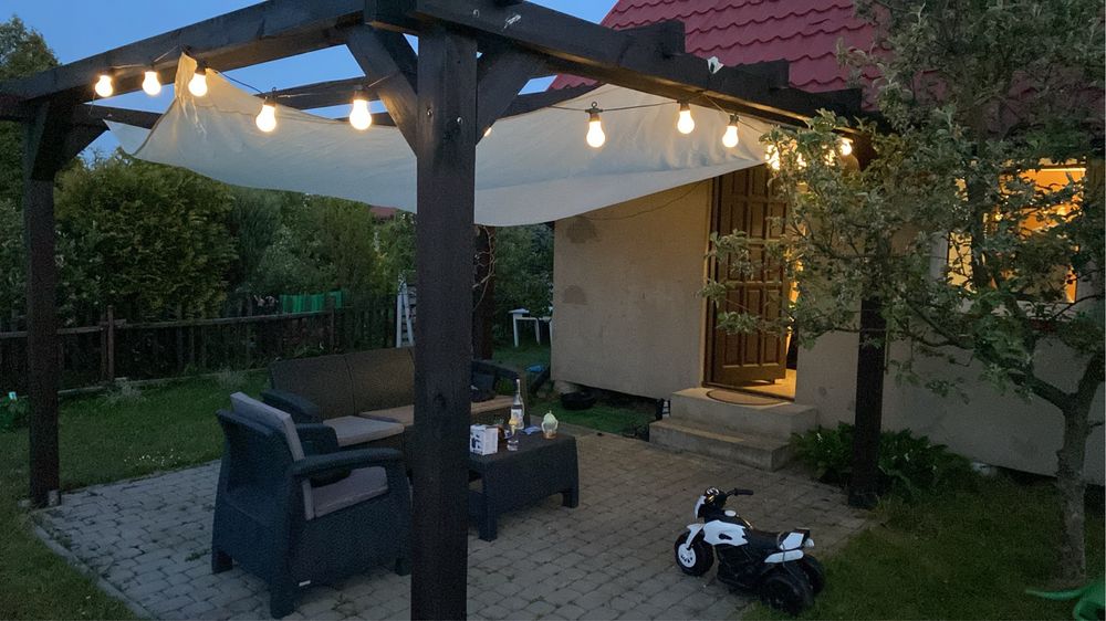 Piękna działka rekreacyjna ROD Raj Rybnik Raciborska z placem zabaw