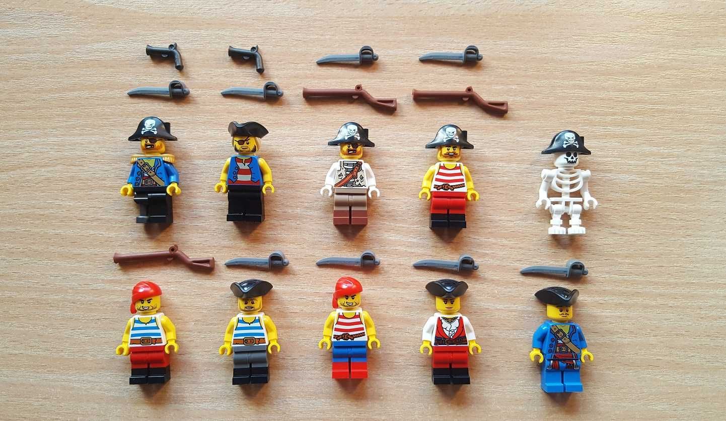 LEGO minifigurki Eldorado 10320, Piraci 10x pirates 21322, 31109, NOWE