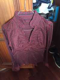 blusa tons vermelho tamanho m