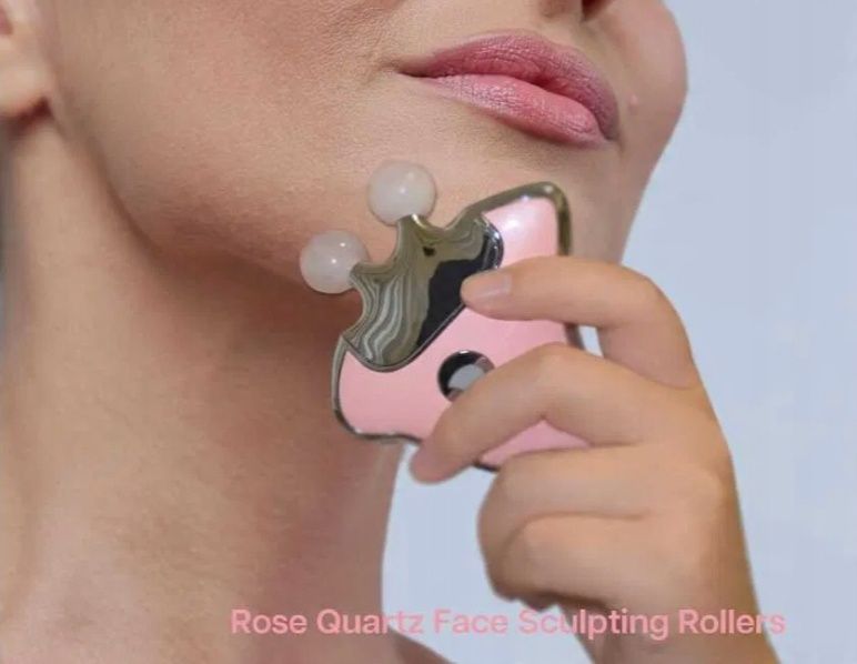 Jade Roller i urządzenie Gua Sha, Narzędzia do twarzy Gua Sha 4 w 1