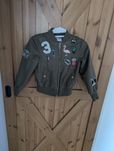Super oryginalna kurtka Bomberka H&M khaki r. 134