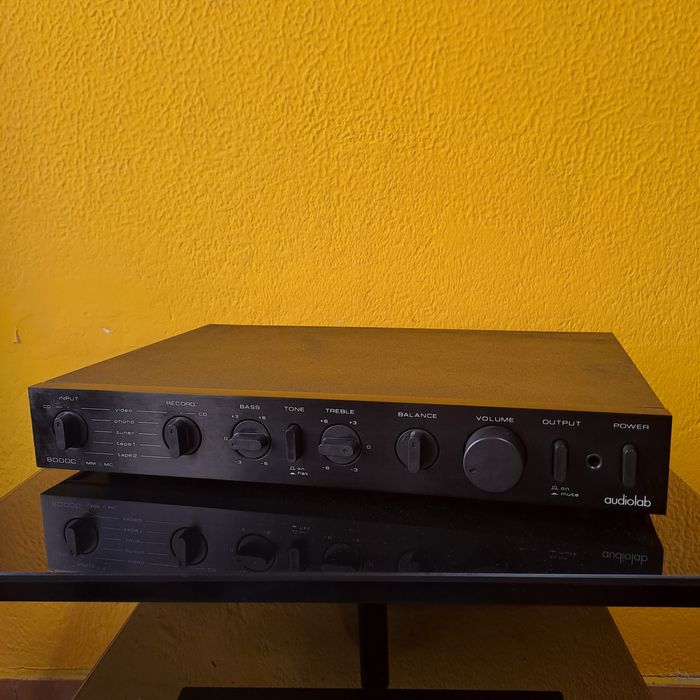 Audiolab 8000c e 8000p preamplificador e amplificador