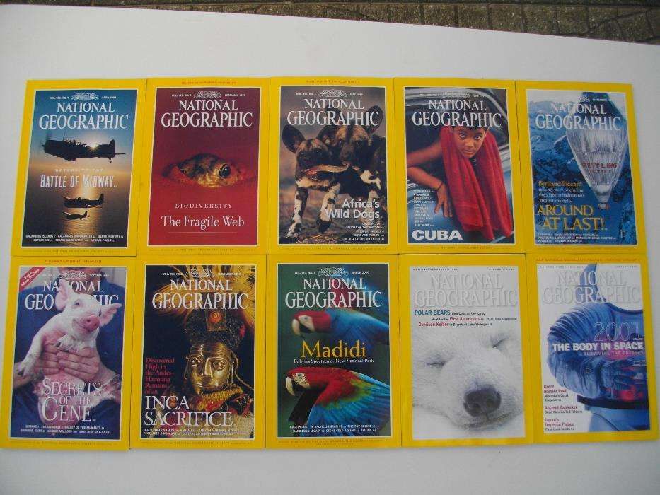 National Geographic: 31 revistas Americanas