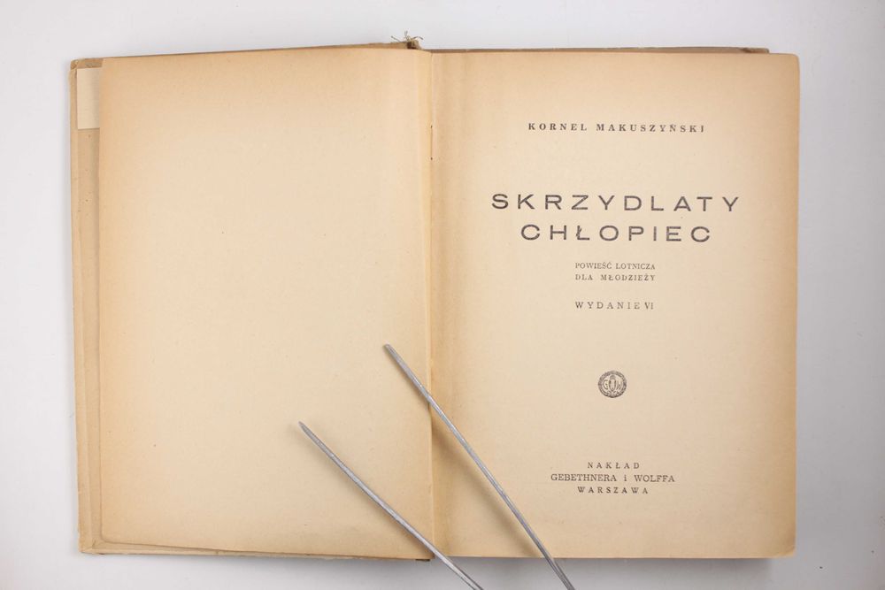 Skrzydlaty chłopiec [1949] > Kornel Makuszyński [autograf + dedykacja]