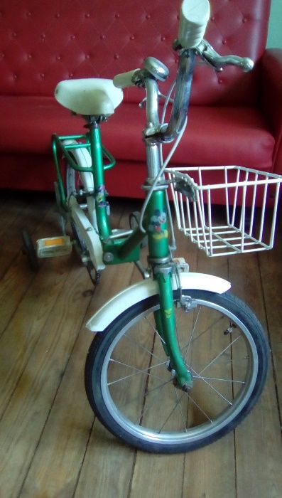 Biciceta antiga criança