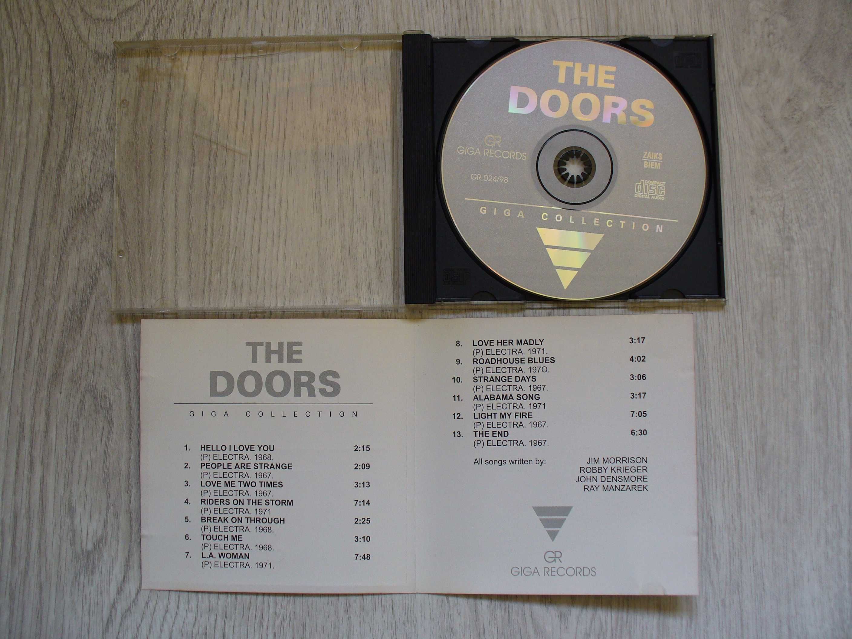Płyta płyty CD THE DOORS The Best giga collection