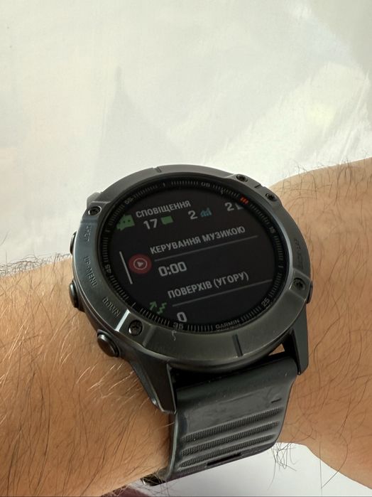 Годинник Garmin Fenix 6X Pro повний комплект, як новий