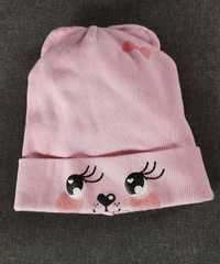 Wiosenna czapka dla dziewczynki