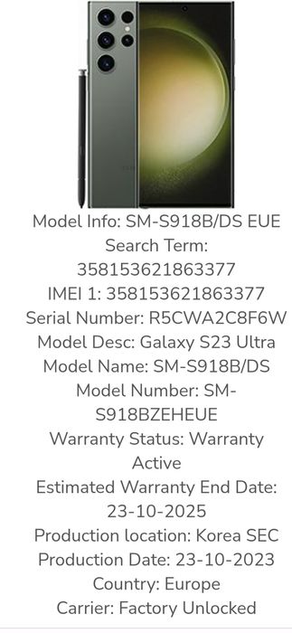 Samsung 2️⃣3️⃣ Ultra 5️⃣G 1️⃣2️⃣/5️⃣1️⃣2️⃣ GB