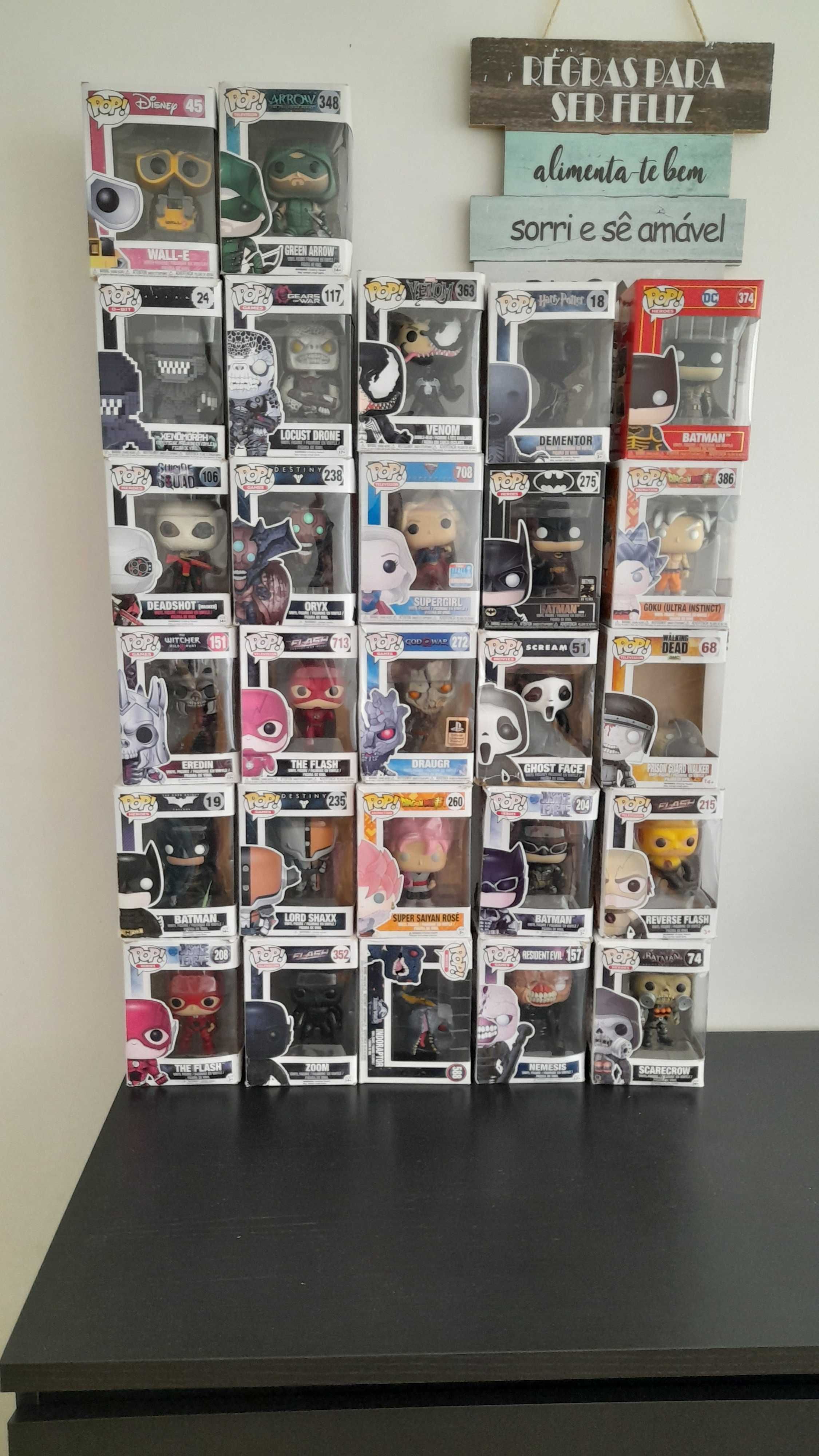 27 Funko PoP (Comics,Jogo,Manga, film)