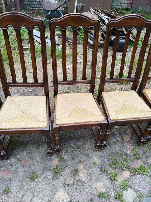 Solidne krzesła 8 sztuk