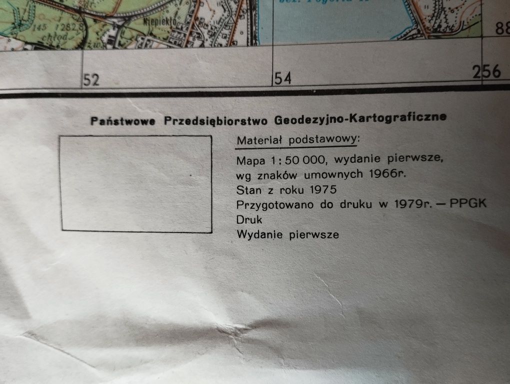 Mapa topograficzna okolic Tarnowskich Gór i Bytomia