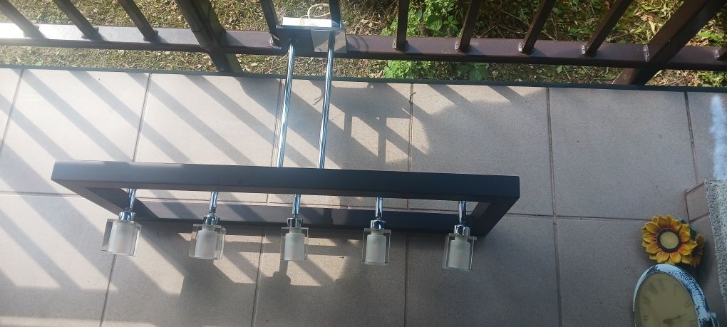 Lampa sufitowa pięć żarówek