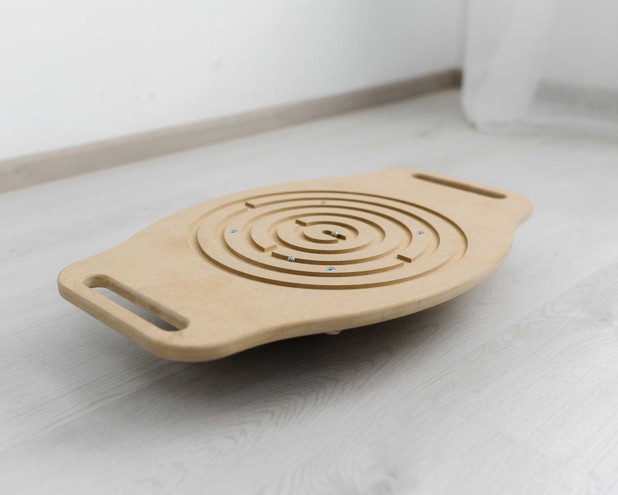 Балансувальна дошка, балансир з ЛАБІРИНТОМ Дитячий Балансборд