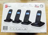 Telefon stacjonarny TE-5748ALBB - 4 słuchawki - niska radiacja!!!