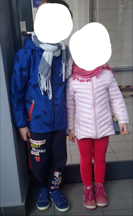 Reserved Lasocki kurtka wiosna róż rozm 98 Buty czapka spodnie