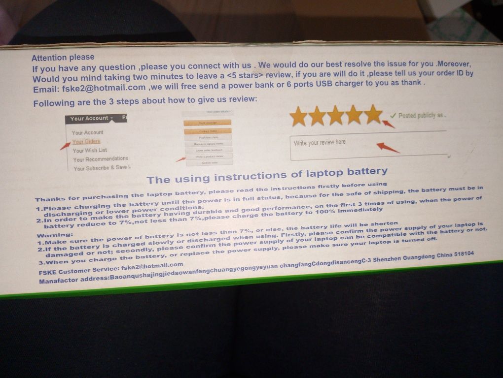 Bateria do laptopa
