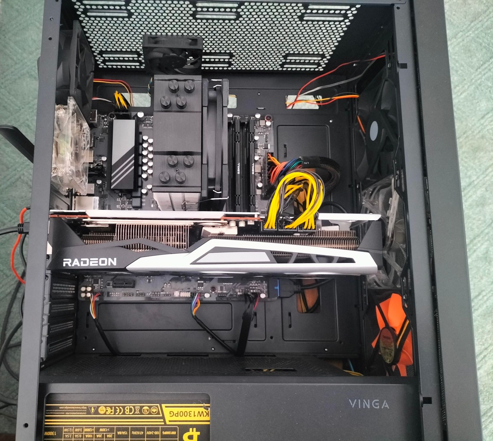 Комп'ютор Ігровий + Монітор 27 razen7500F,DDR5-32Gb,RX6900XT,m2 2Tb