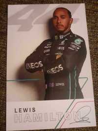 Karta mercedes F-1 Lewis Hamilton