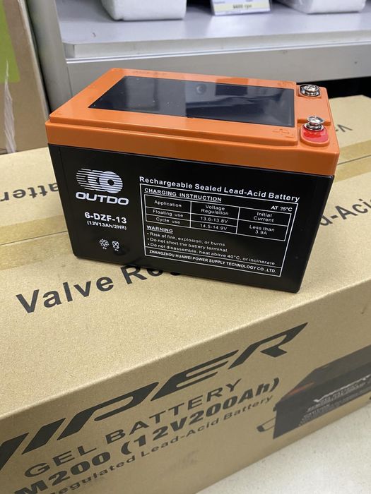 Аккумулятори тягові 12V 13Ah АMG гелевий Autdo