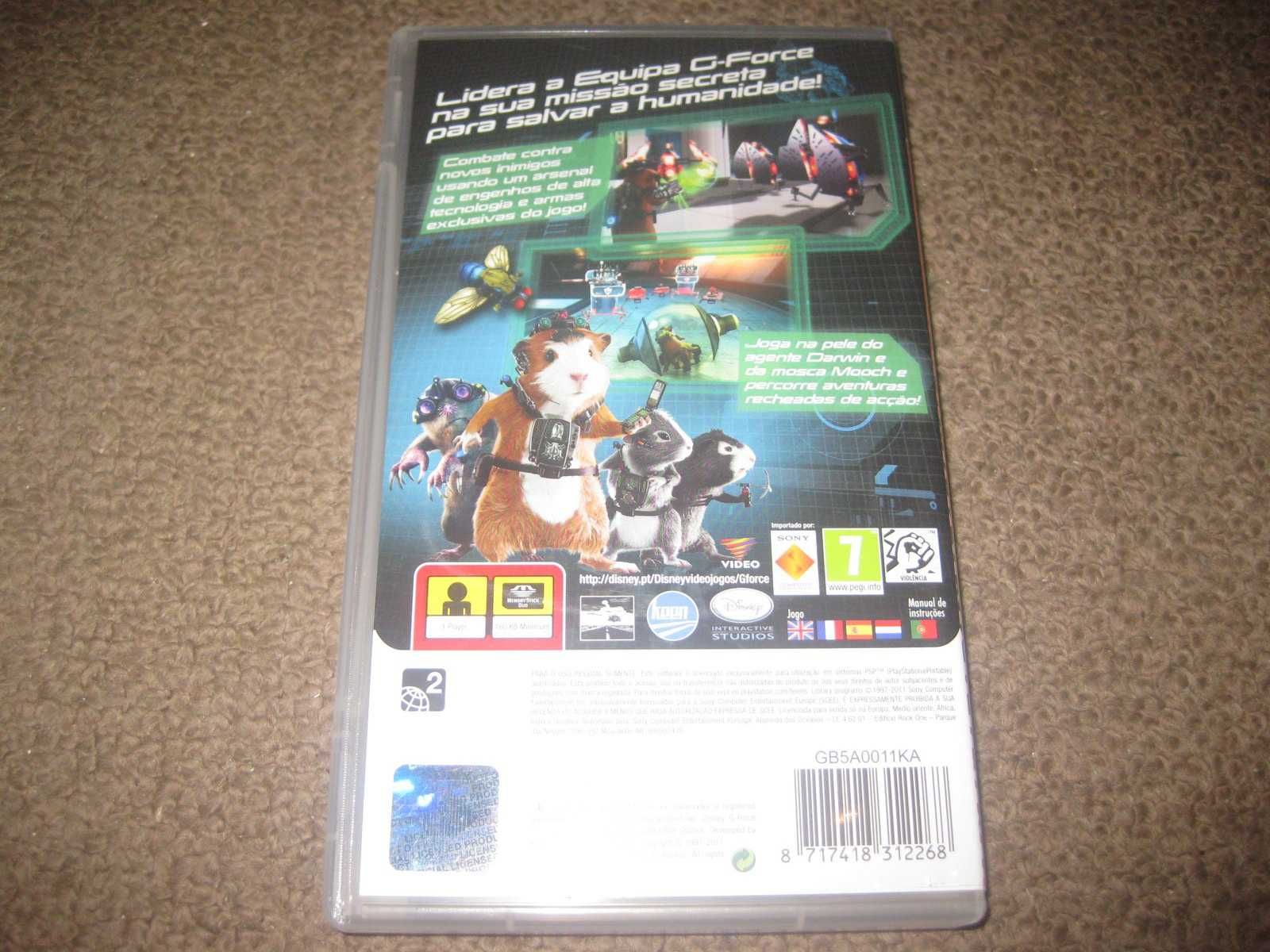 Jogo para a PSP "Disney G-Force" Completo!