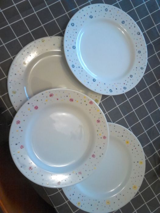 Serviço Chá Vista Alegre - EMA - Pintado á mão