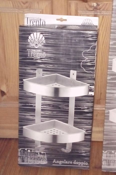 Дві полиці для ванної Trento Angolare