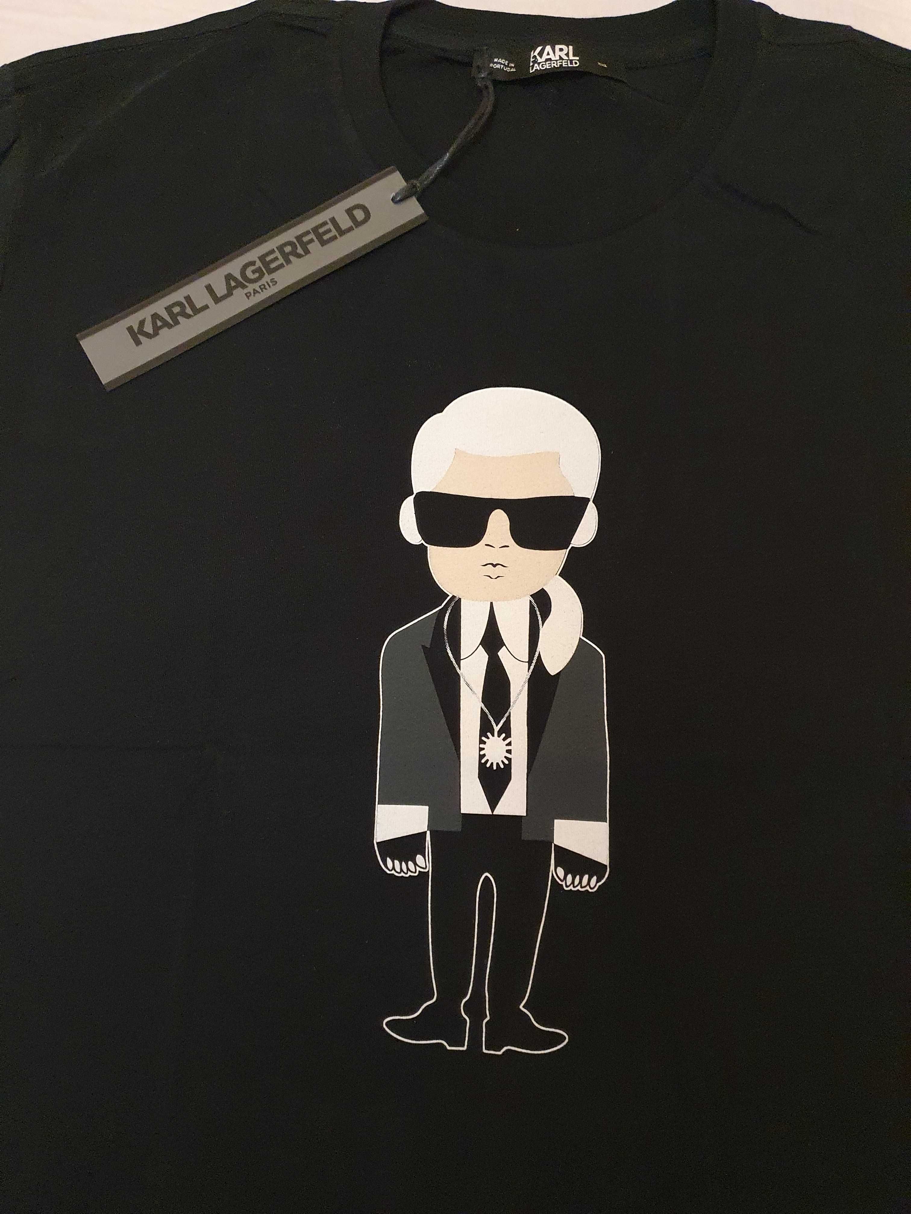 NOWA koszulka Karl Lagerfeld XXL tshirt Karl ludzik idealny prezent