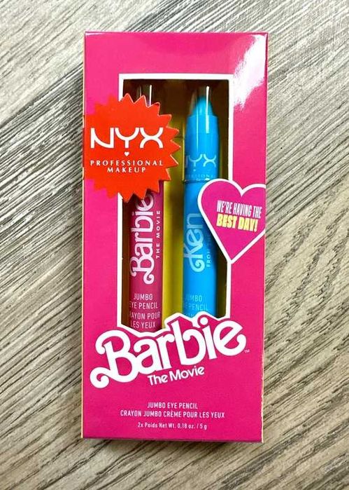 NYX Professional BARBIE Zestaw do makijażu błyszczyk, kredki, rzęsy