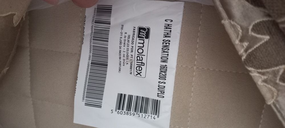 Colchão de cama de casal Molaflex