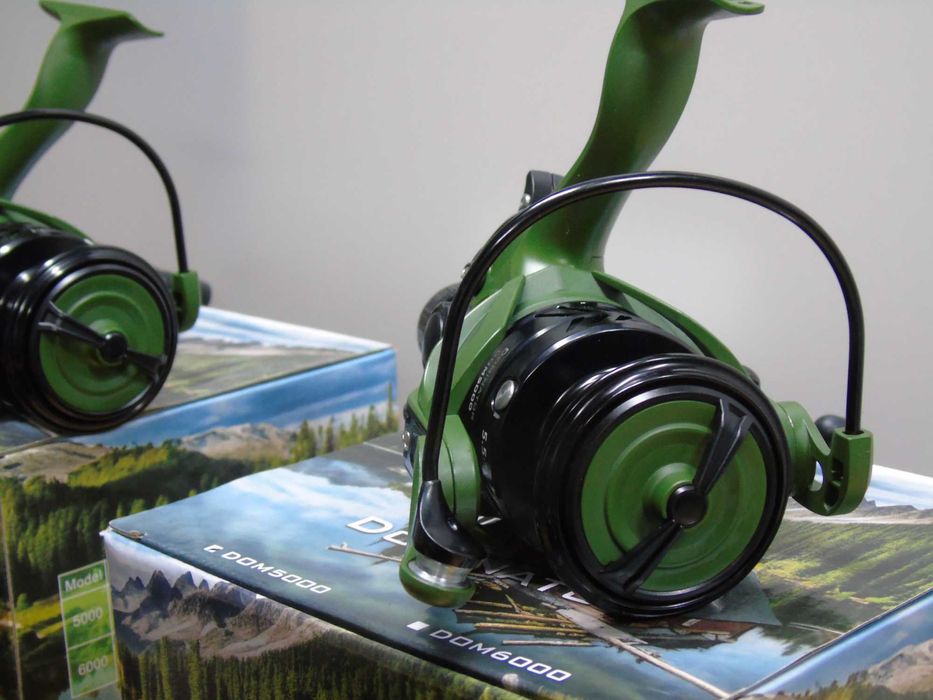 Kołowrotek wędkarski wolny bieg grunt Dominator 5000 solidny 2 szt.