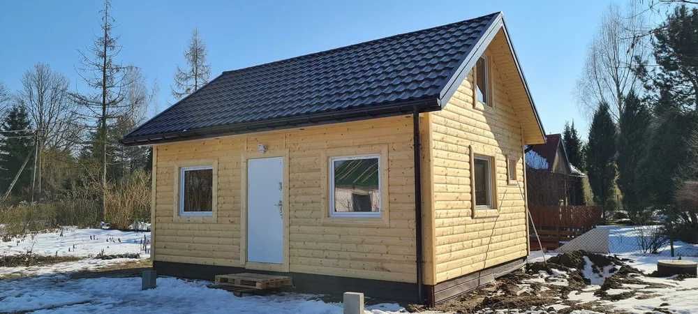 Deska elewacyjna, imitacja bala