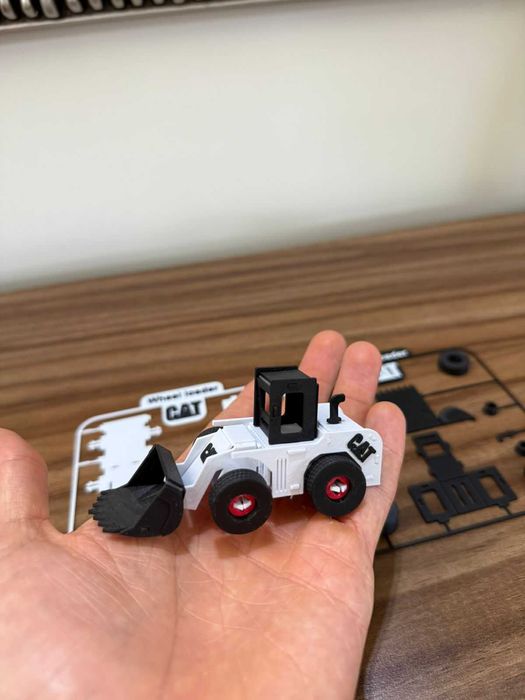 3D пазл екскаватор CAT