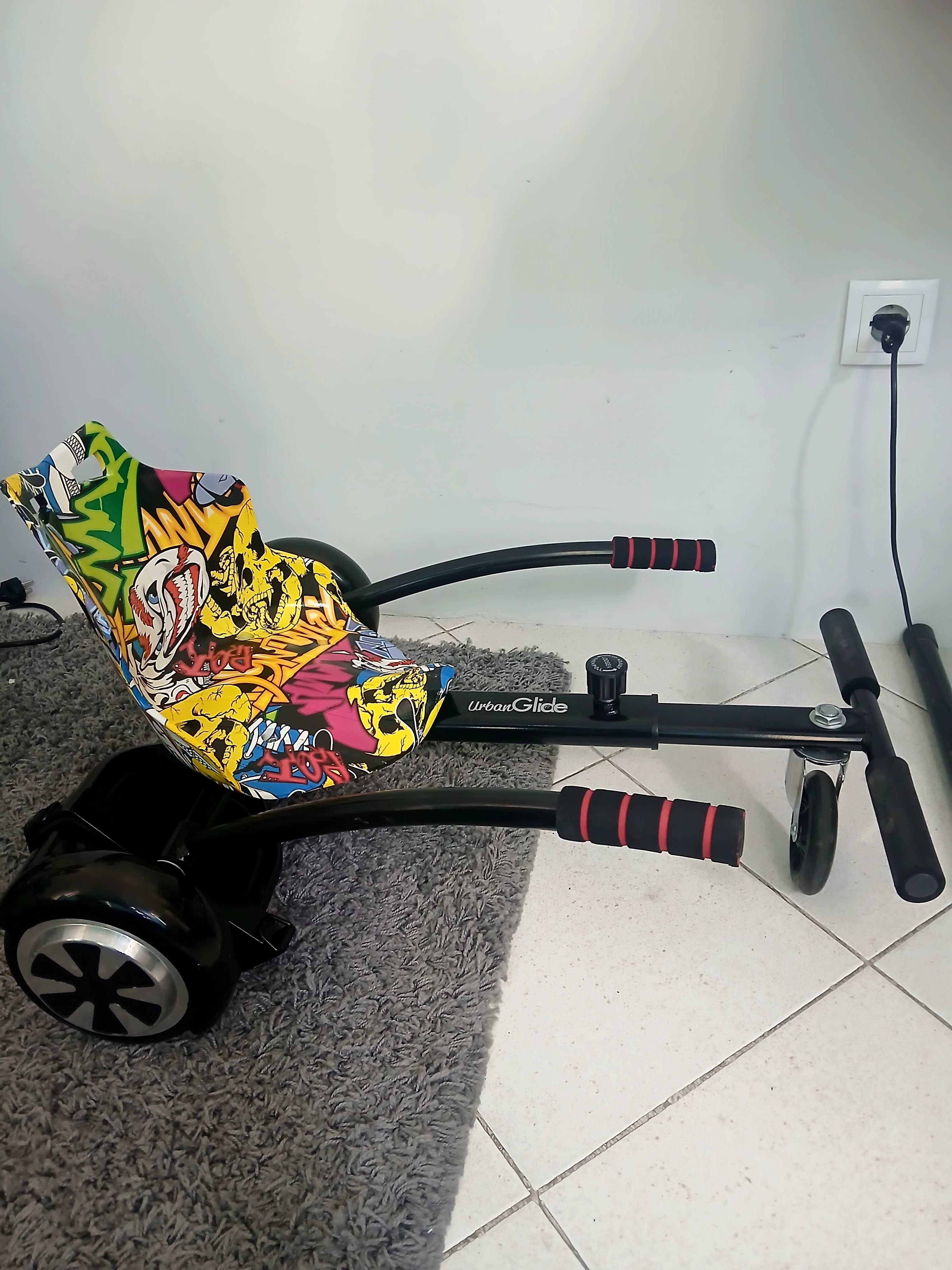 Hoverboard com kart (a funcionar)
